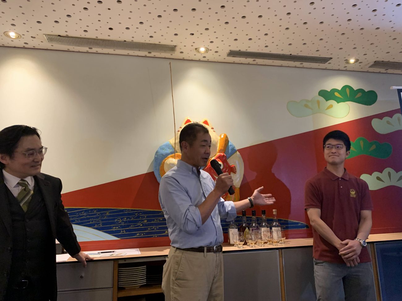 Ichiro Akuto von Chichibu / Venture Whisky bei einer Masterclass im KABUKI Frankfurt