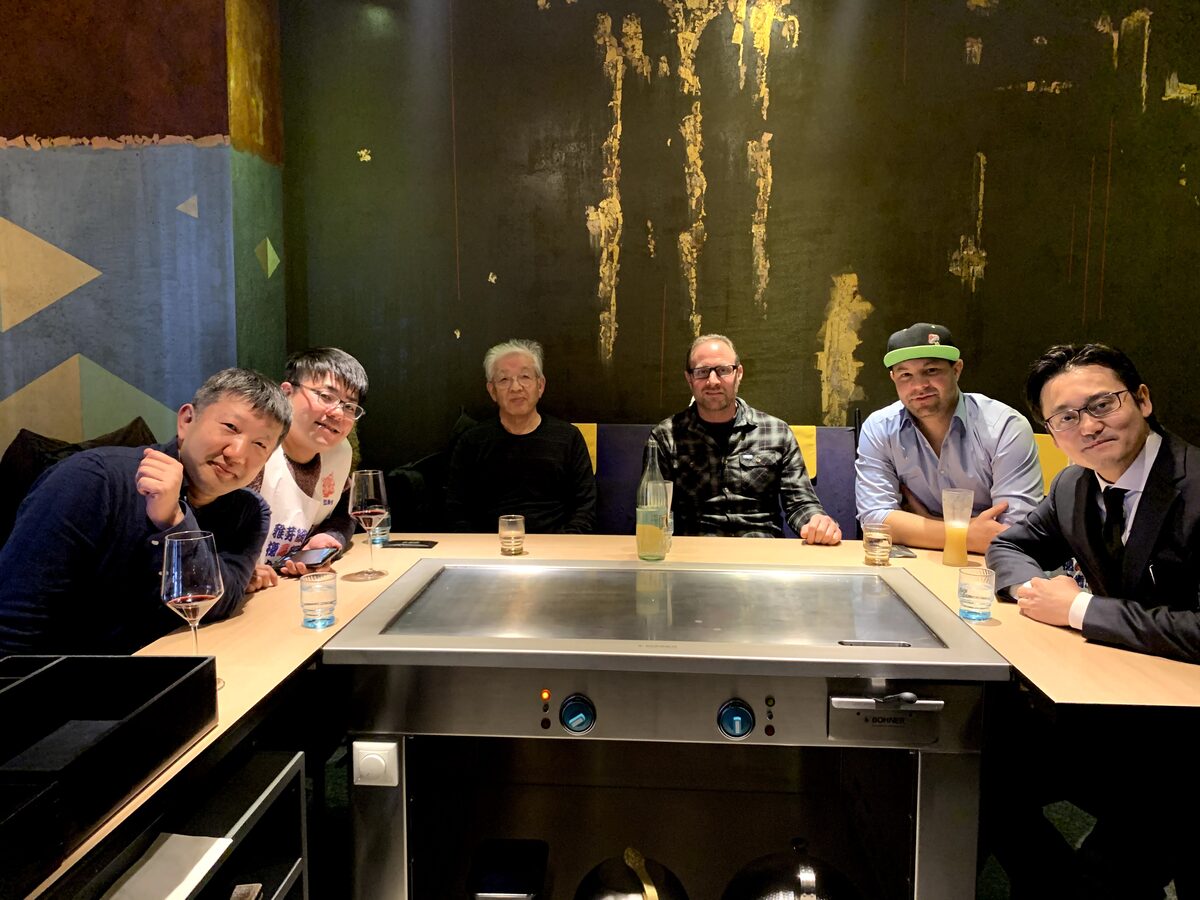 Japanischer Produzent zu Gast am Teppan im KABUKI